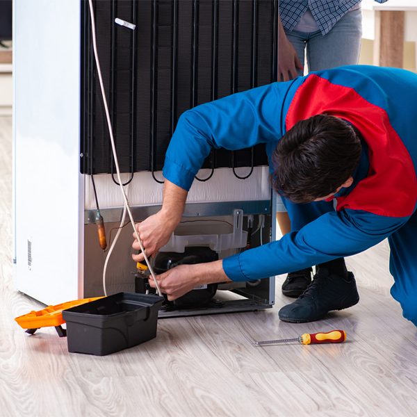 how much do you charge for refrigerator repair services in Triplett MO